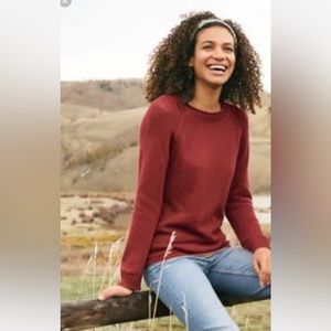 Maroon Crewneck Sweater